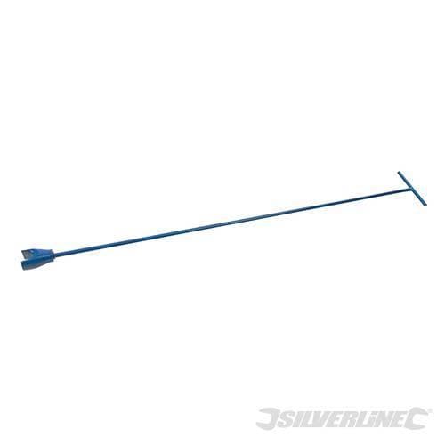 Chiave per rubinetto d'arresto con combinazione testa in ghisa 1150 mm silverline