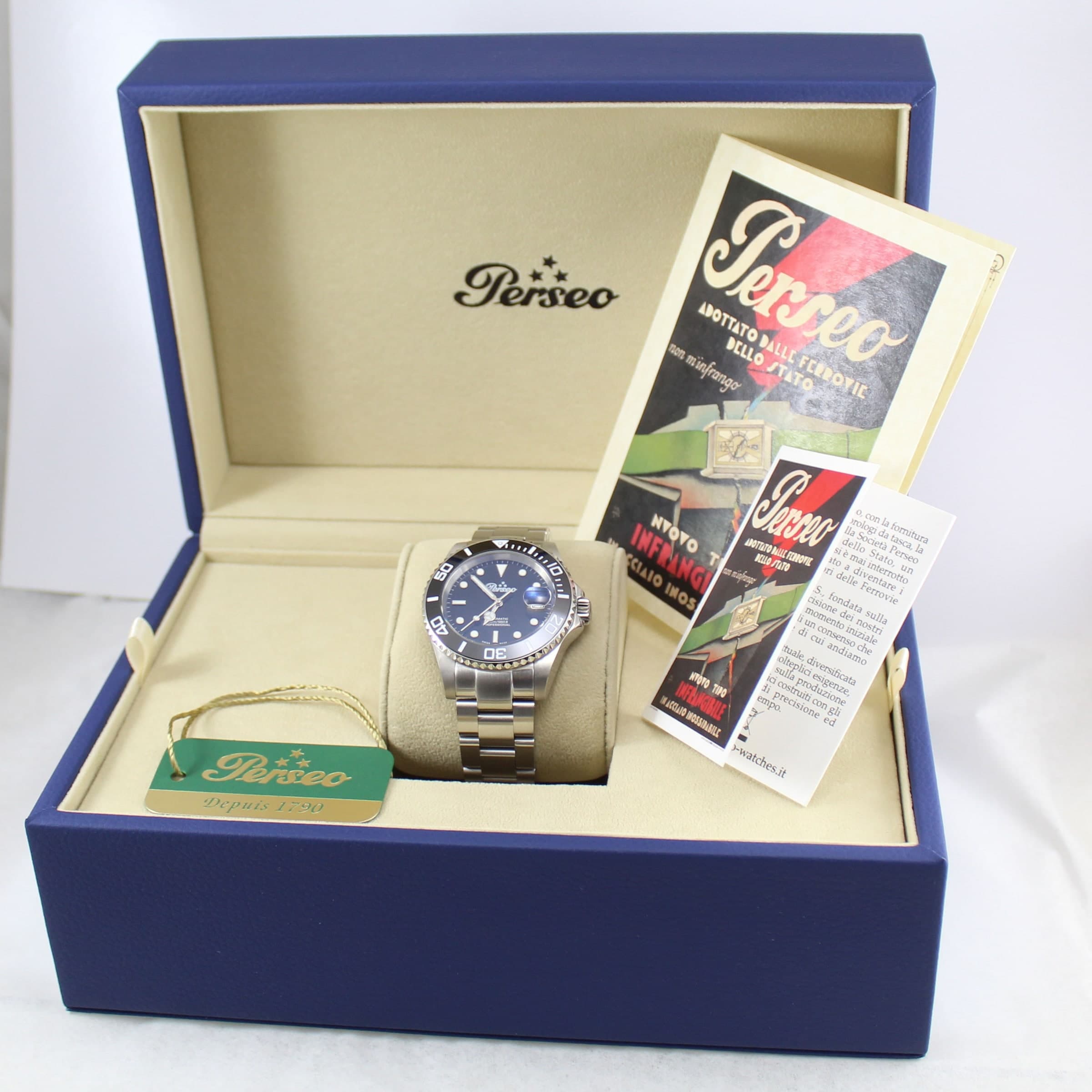 Orologio Perseo uomo automatico Subaquatic 40 mm in Orologi da polso Gioielleria Saba - Dolianova, commercioVirtuoso.it