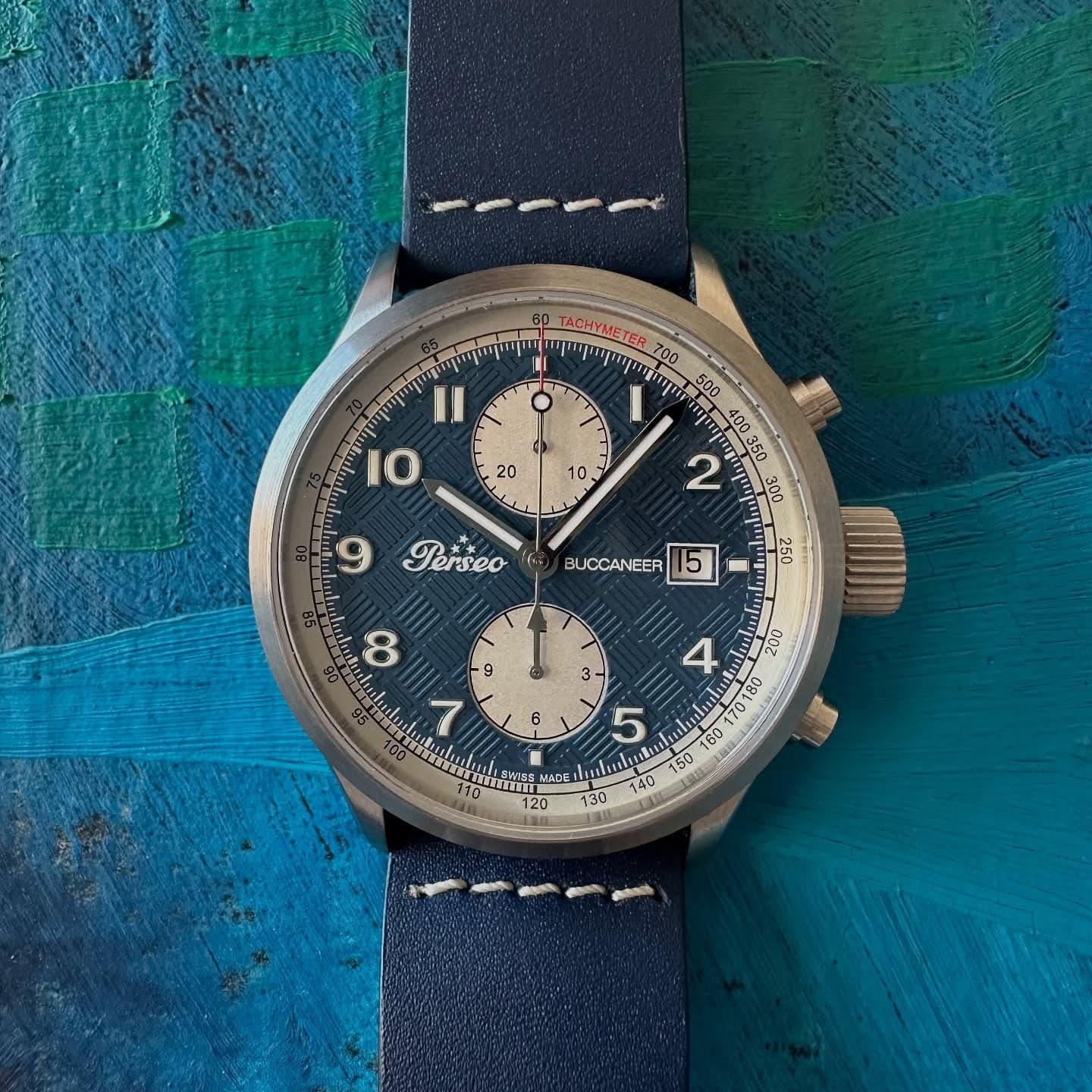 Orologio Perseo Buccaneer automatico crono 13368 blu in Orologi da polso Gioielleria Saba - Dolianova, commercioVirtuoso.it