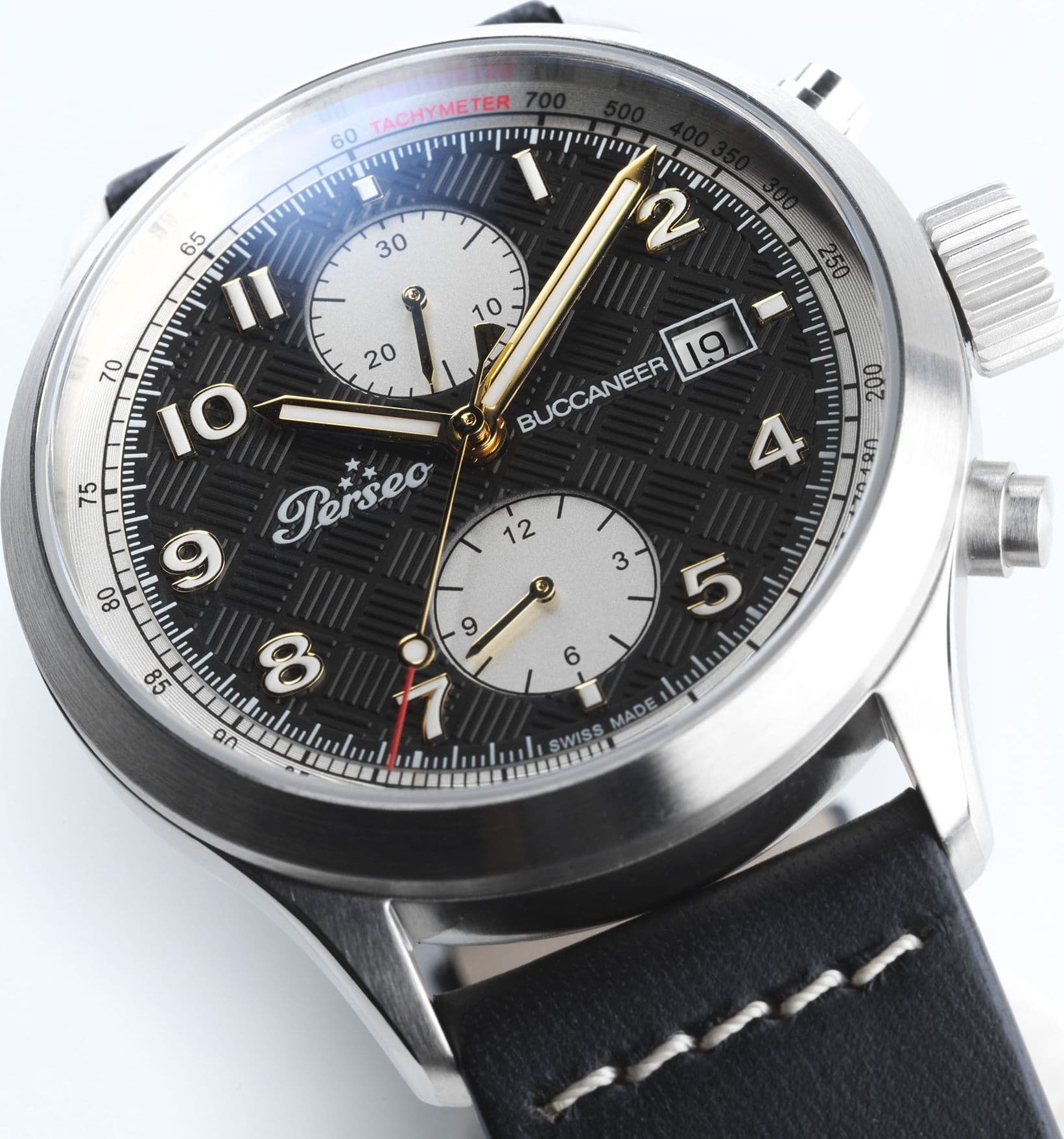 Orologio Perseo Buccaneer automatico crono 13368 nero in Orologi da polso Gioielleria Saba - Dolianova, commercioVirtuoso.it