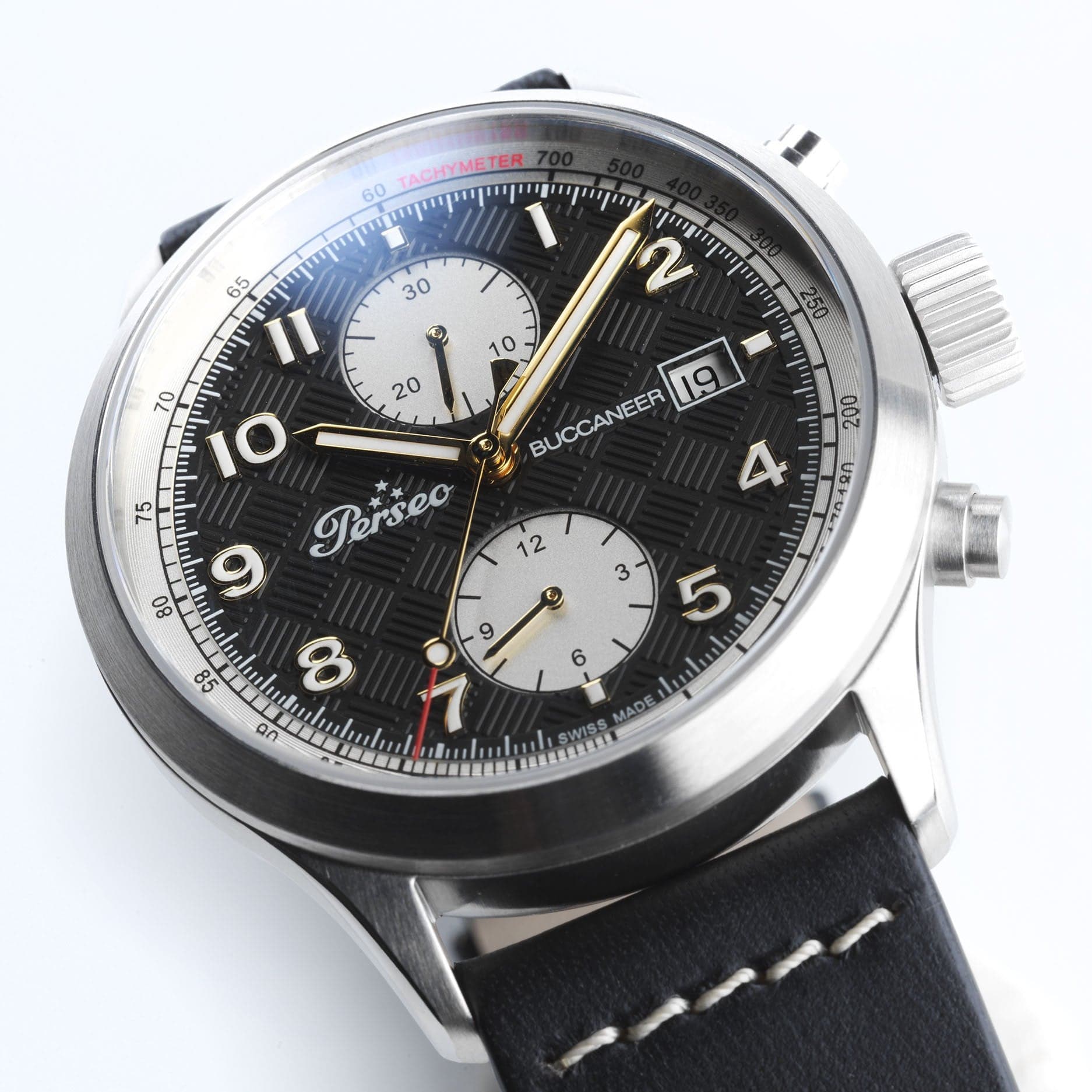 Orologio Perseo Buccaneer automatico crono 13368 nero in Orologi da polso Gioielleria Saba - Dolianova, commercioVirtuoso.it
