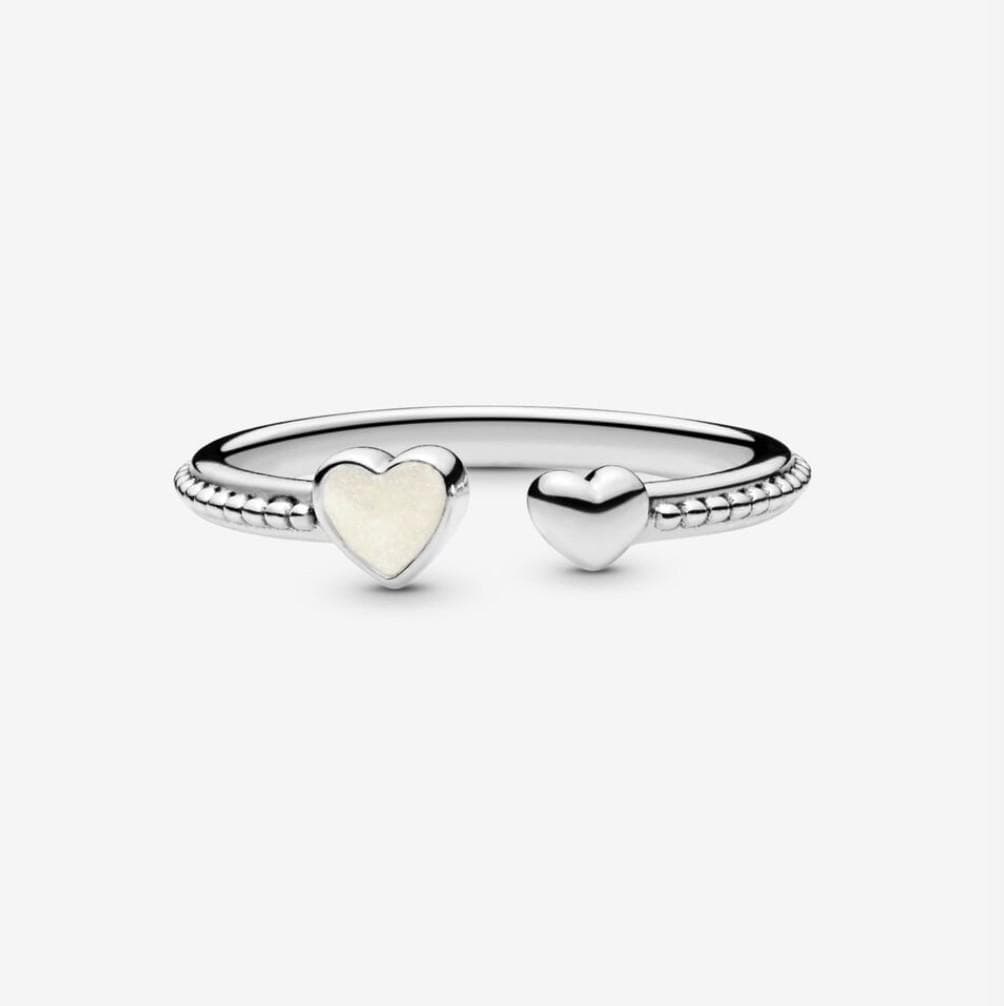 Pandora Anello aperto decorato da Due cuori in Anelli Alba Gioielli - Casoria, commercioVirtuoso.it