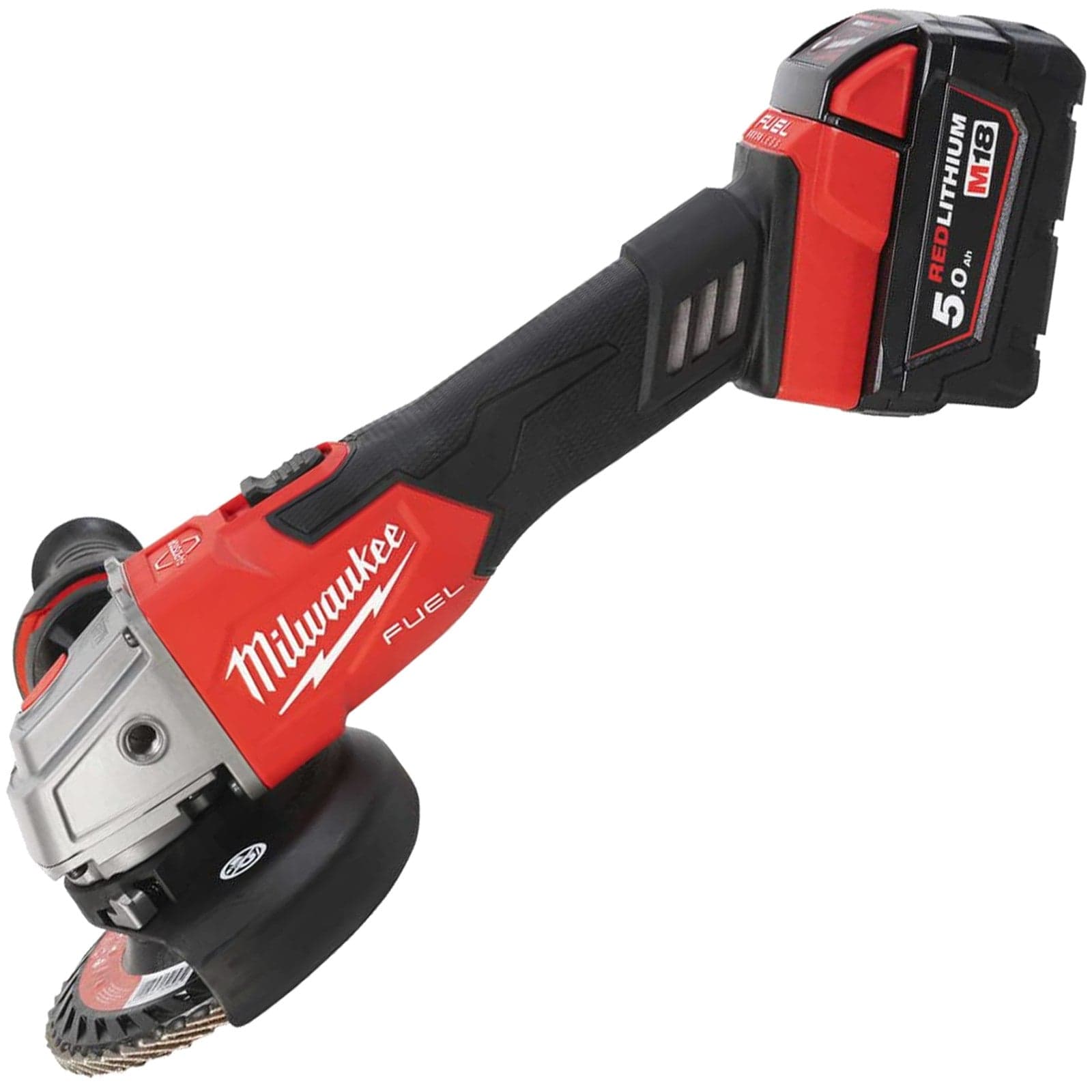 SMERIGLIATRICE BATTERIA 18V M18 FSAG125XB-502X 'MILWAUKEE' in prodotto Busolin - Venezia, commercioVirtuoso.it