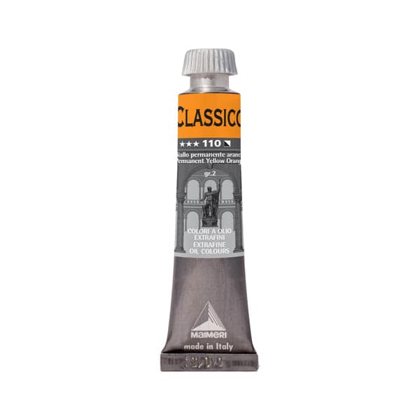 Colore a olio extrafine 20ml giallo permanente arancio Maimeri