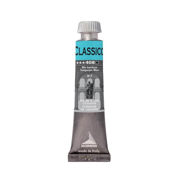 Colore A Olio Extrafine 20Ml Blu Turchese Maimeri