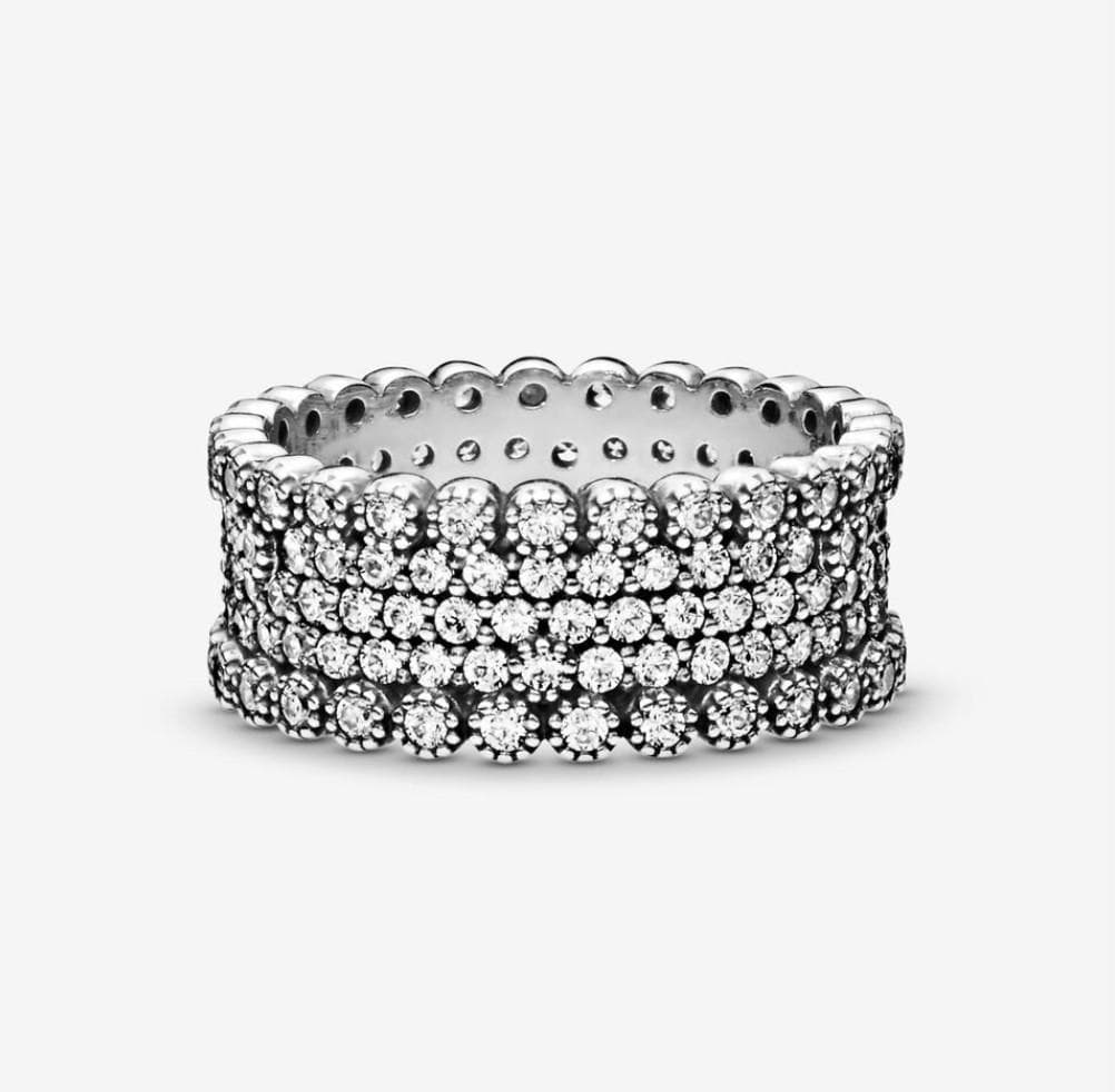 Pandora anello a fascia con pavé scintillante in Anelli Alba Gioielli - Casoria, commercioVirtuoso.it