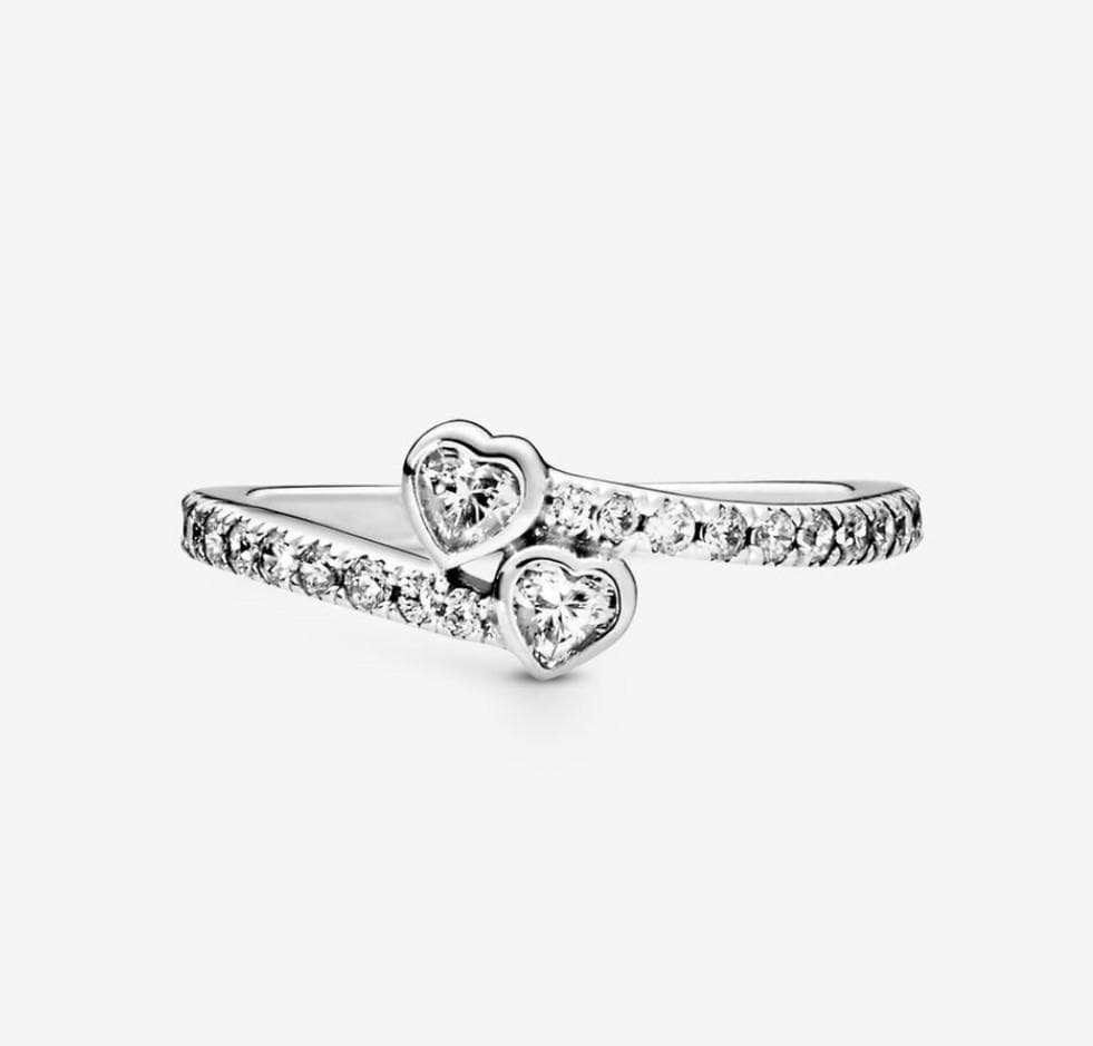 Pandora Anello due cuori scintillanti in Anelli Alba Gioielli - Casoria, commercioVirtuoso.it