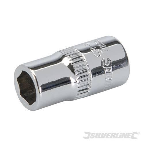 Chiave inserto a bussola metrico esagonale 1/4" Silverline meccanica Silverline