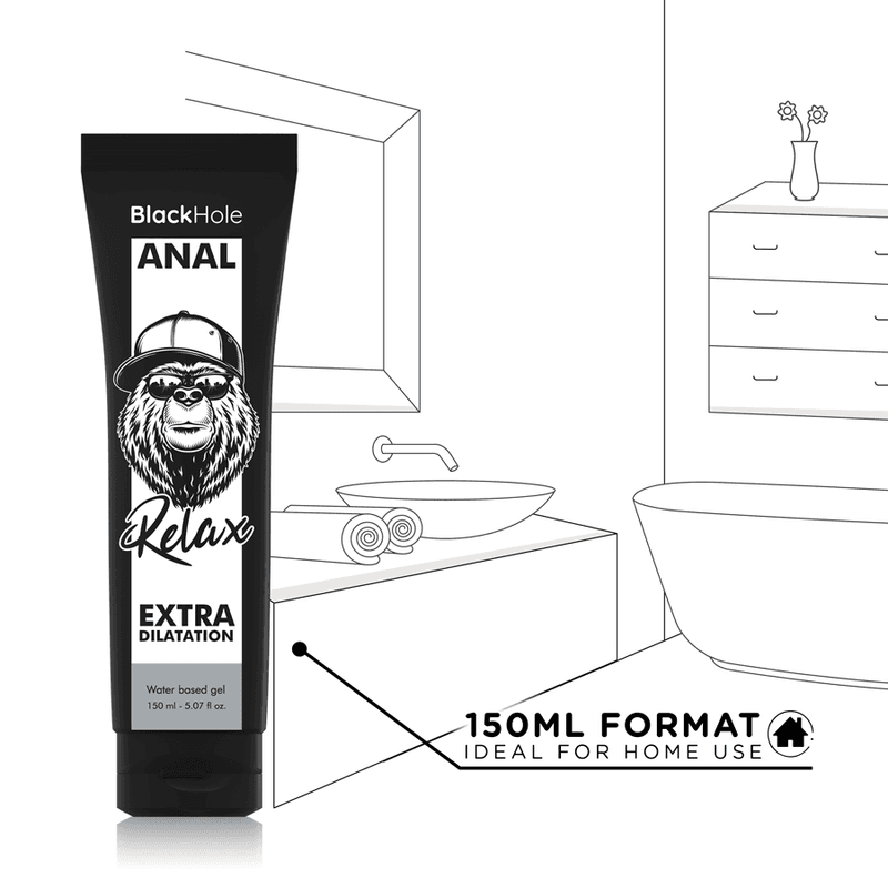 BLACK HOLE - GEL A BASE D'ACQUA DILATAZIONE ANALE 150 ML in Lubrificanti e gel stimolanti Desideria Shop - Latina, commercioVirtuoso.it