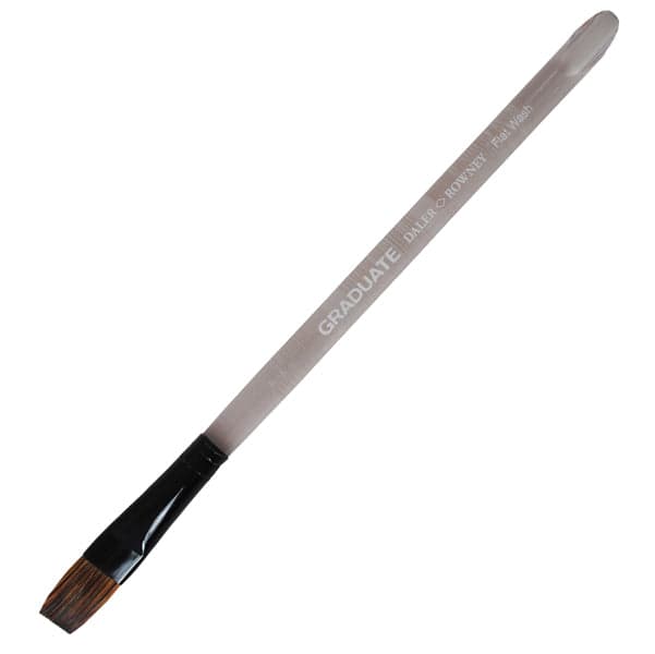 Pennello Pelo Pony Piatto Quadrato Graduate N.1 Manico Corto Daler Rowney