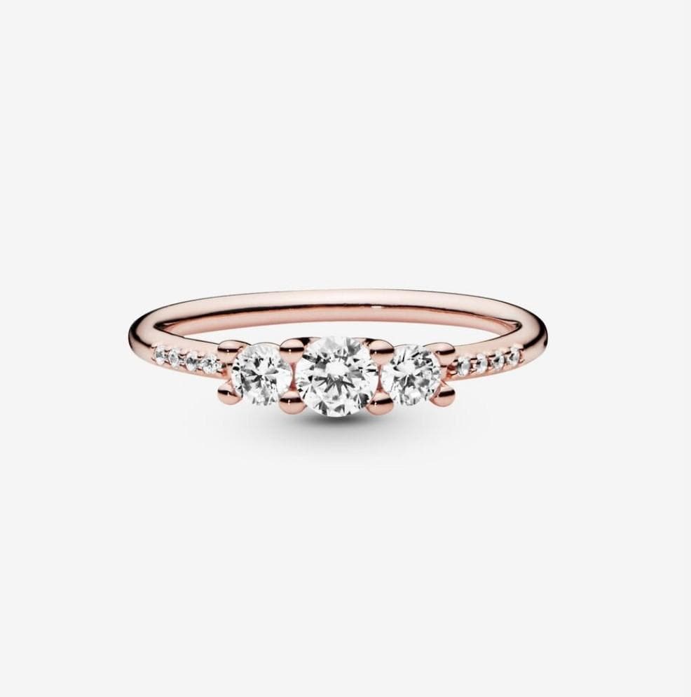 Pandora anello con tre pietre rosè in Anelli Alba Gioielli - Casoria, commercioVirtuoso.it