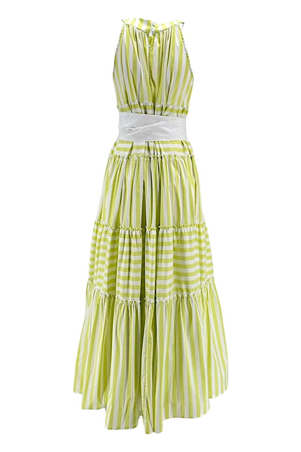 MILVA MI Abiti Lime/bianco da donna in Casual Drestige - Casamassima, commercioVirtuoso.it