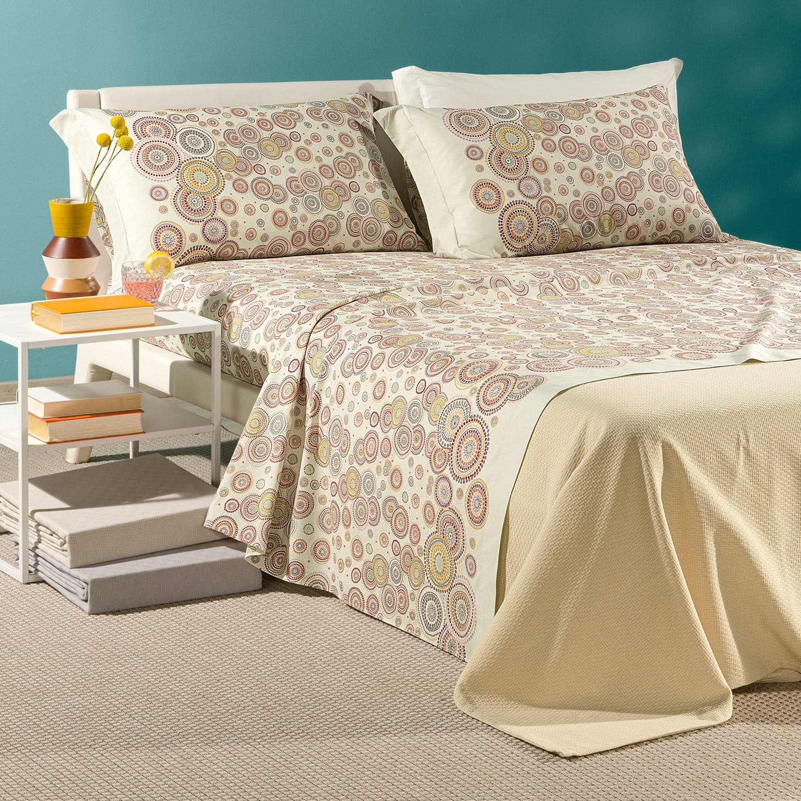 Lenzuola Dea ! Caleffi Completo Puro Cotone, Eleganza e Comfort Senza Tempo in Set di lenzuola e federe Anastasi - Marsala, commercioVirtuoso.it