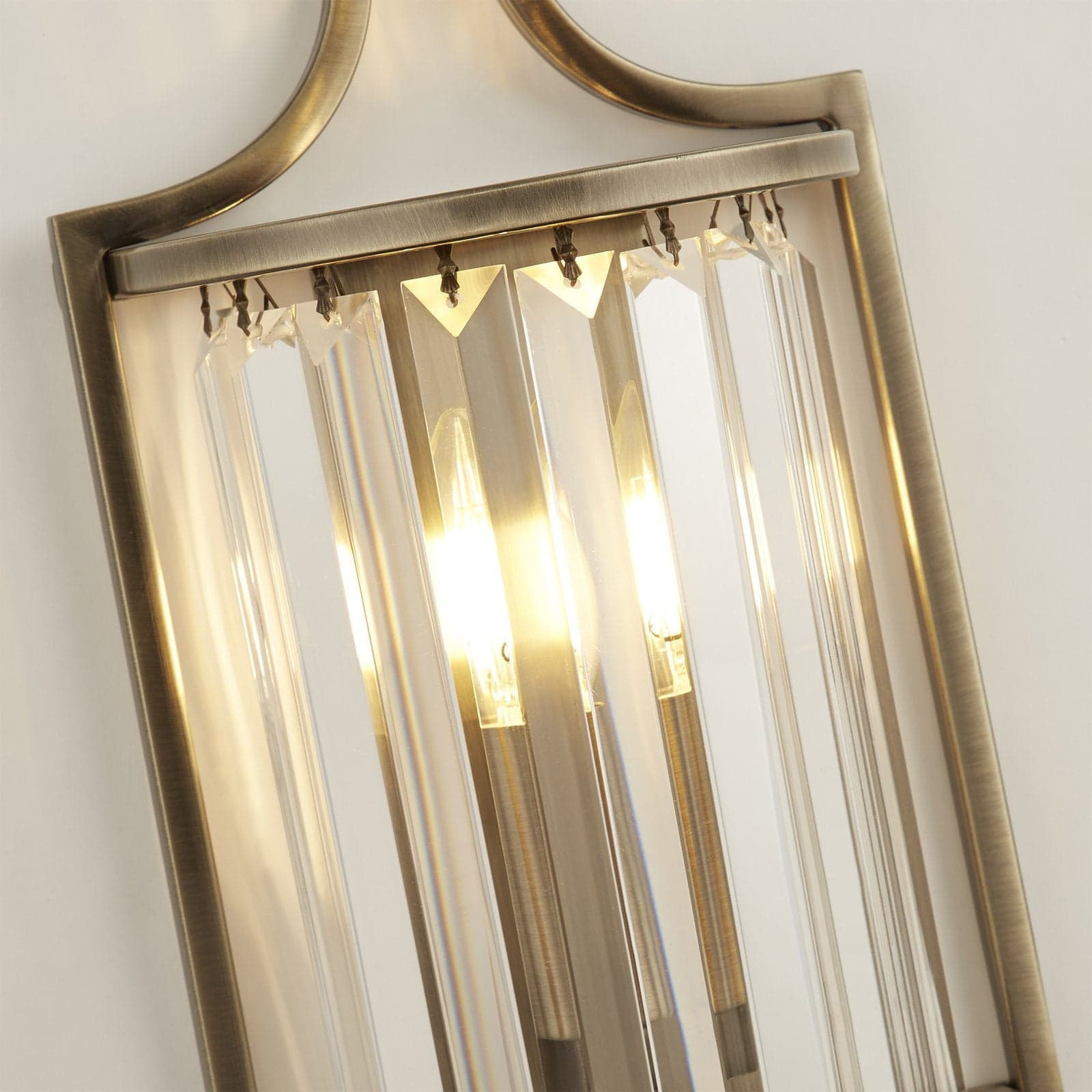 Applique Contemporanea Victoria Acciaio Adjustable Vetro 1 Luce E14 in Applique LuceArt - Montecorvino Pugliano, commercioVirtuoso.it