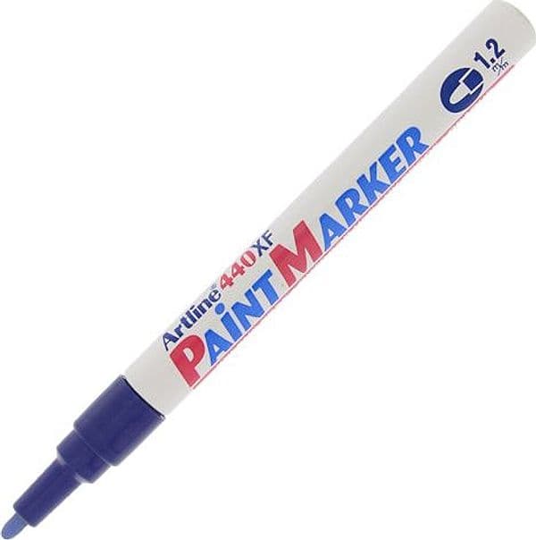 Marcatore Artline A 440 Punta Tonda Fine A Vernice Blu