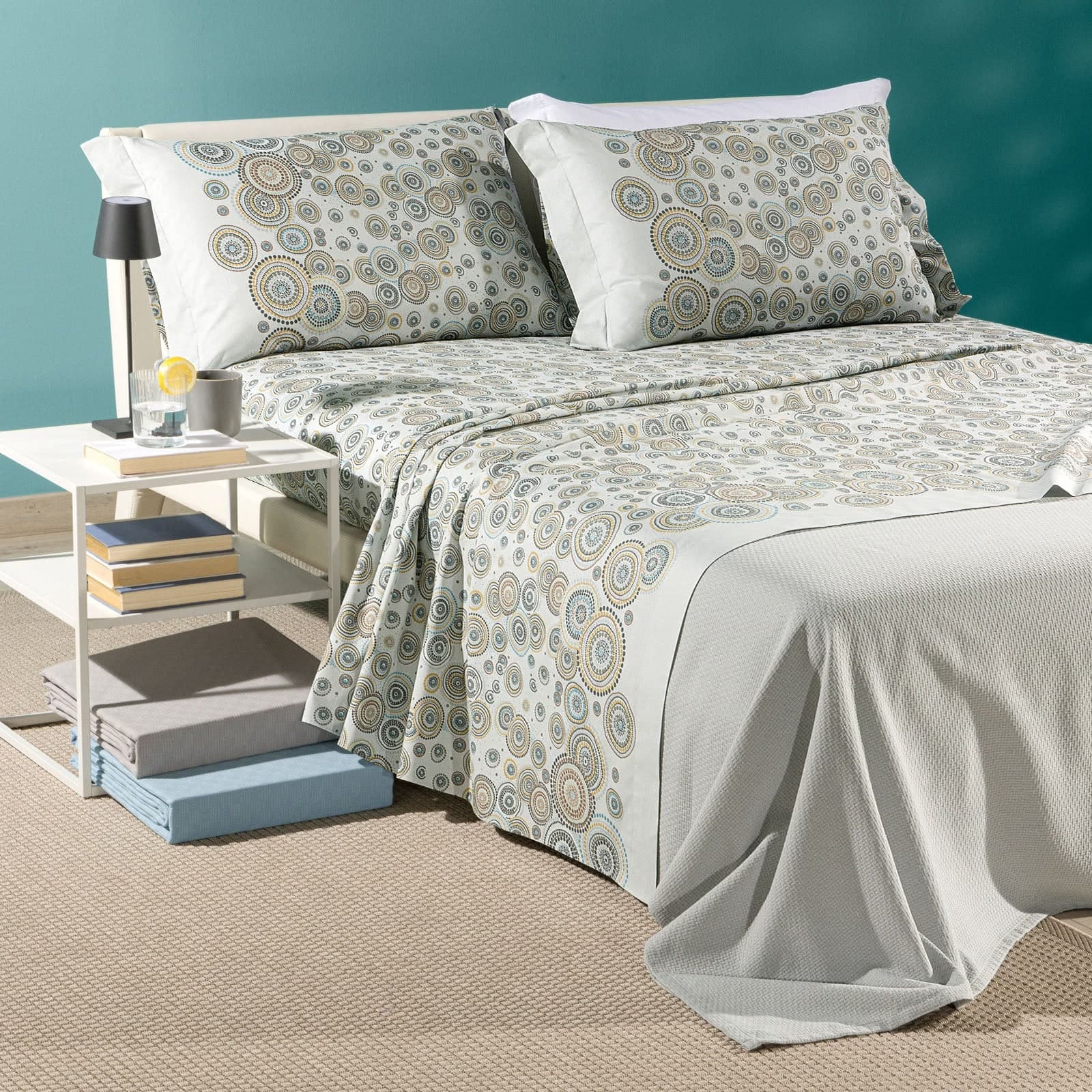 Lenzuola Dea ! Caleffi Completo Puro Cotone, Eleganza e Comfort Senza Tempo in Set di lenzuola e federe Anastasi - Marsala, commercioVirtuoso.it