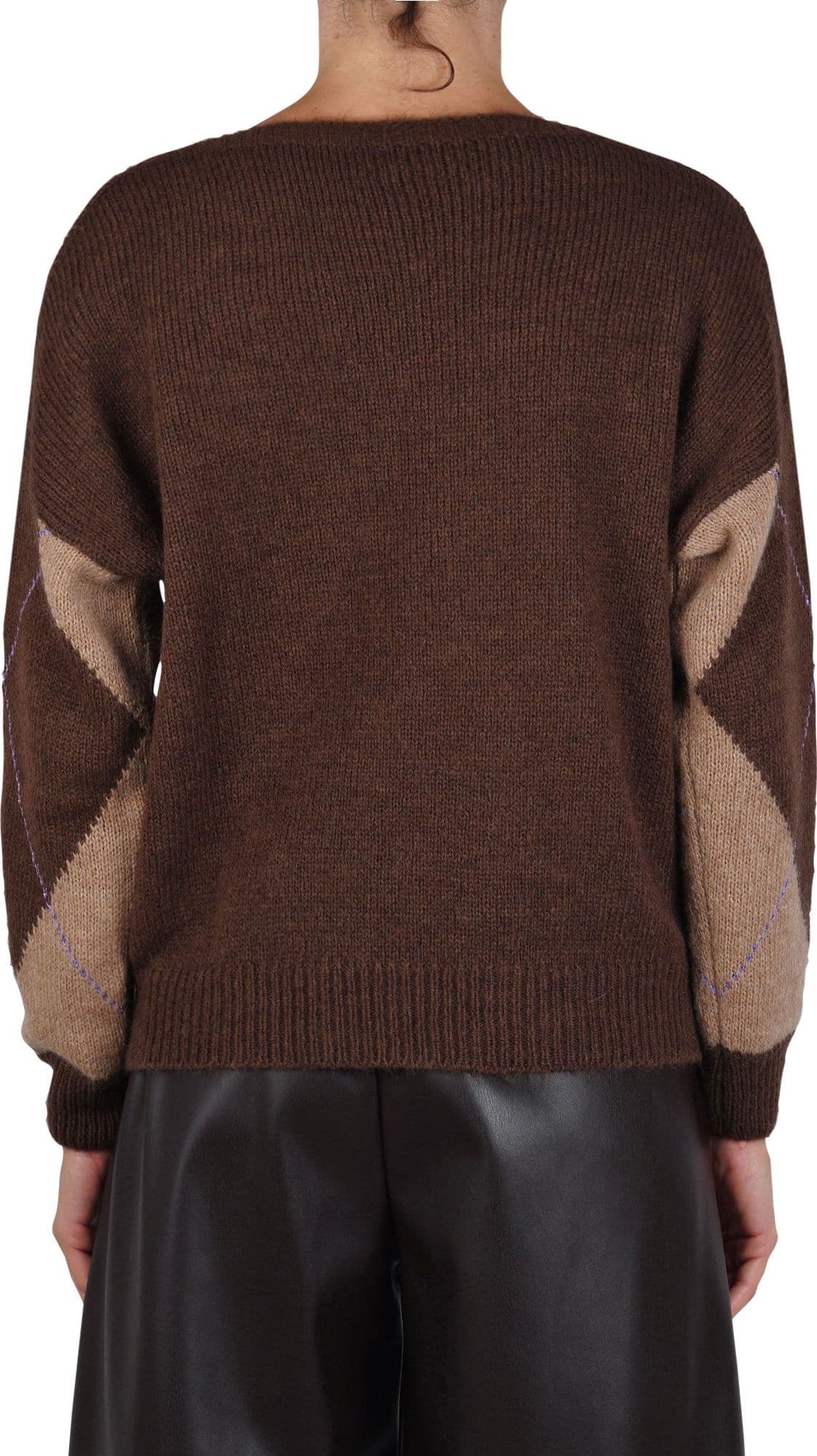 LA FEMME BLANCHE La Femme Blanche - Maglia - 461454 - Marrone/Nocciola da donna in T-shirt Drestige - Casamassima, commercioVirtuoso.it