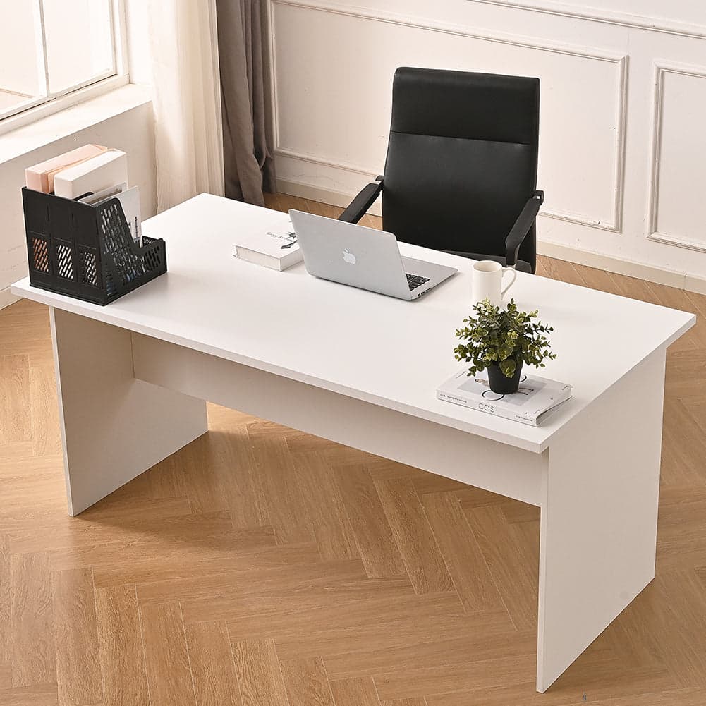 Scrivania per Ufficio in Legno Bianco Postazione Lavoro Studio 180x80 H74cm in Scrivanie Danyx - Casoria, commercioVirtuoso.it