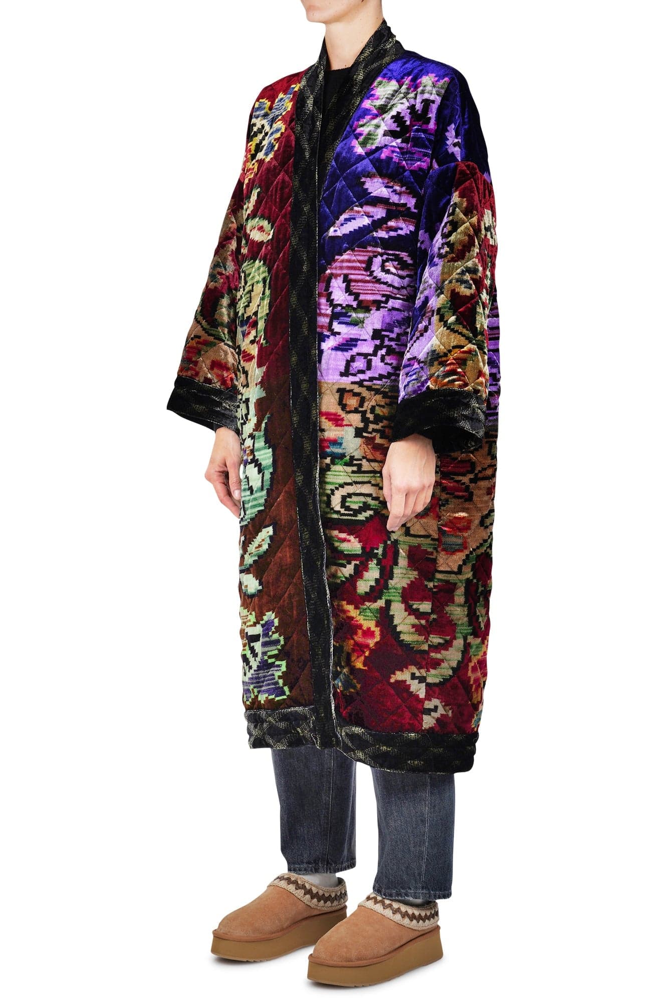PIERRE-LOUIS MASCIA Pierre-Louis Mascia - Kimono - 460159 - Viola/Bordeaux da donna in Accappatoi e vestaglie Drestige - Casamassima, commercioVirtuoso.it