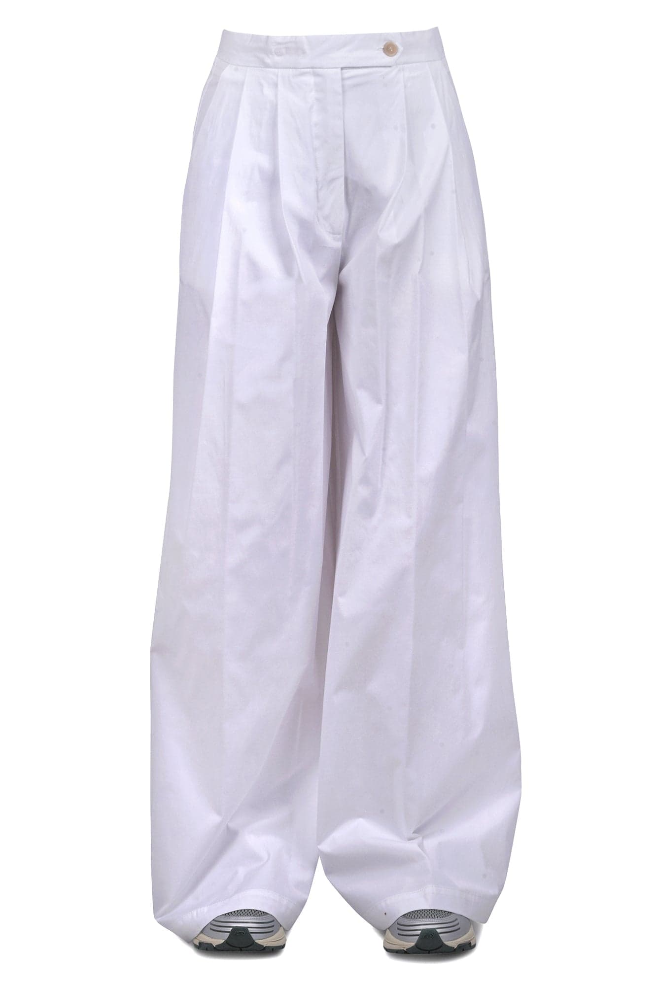 Semi-Couture Semi Couture - Pantalone - 470949 - Bianco da donna in Pantaloni Drestige - Casamassima, commercioVirtuoso.it