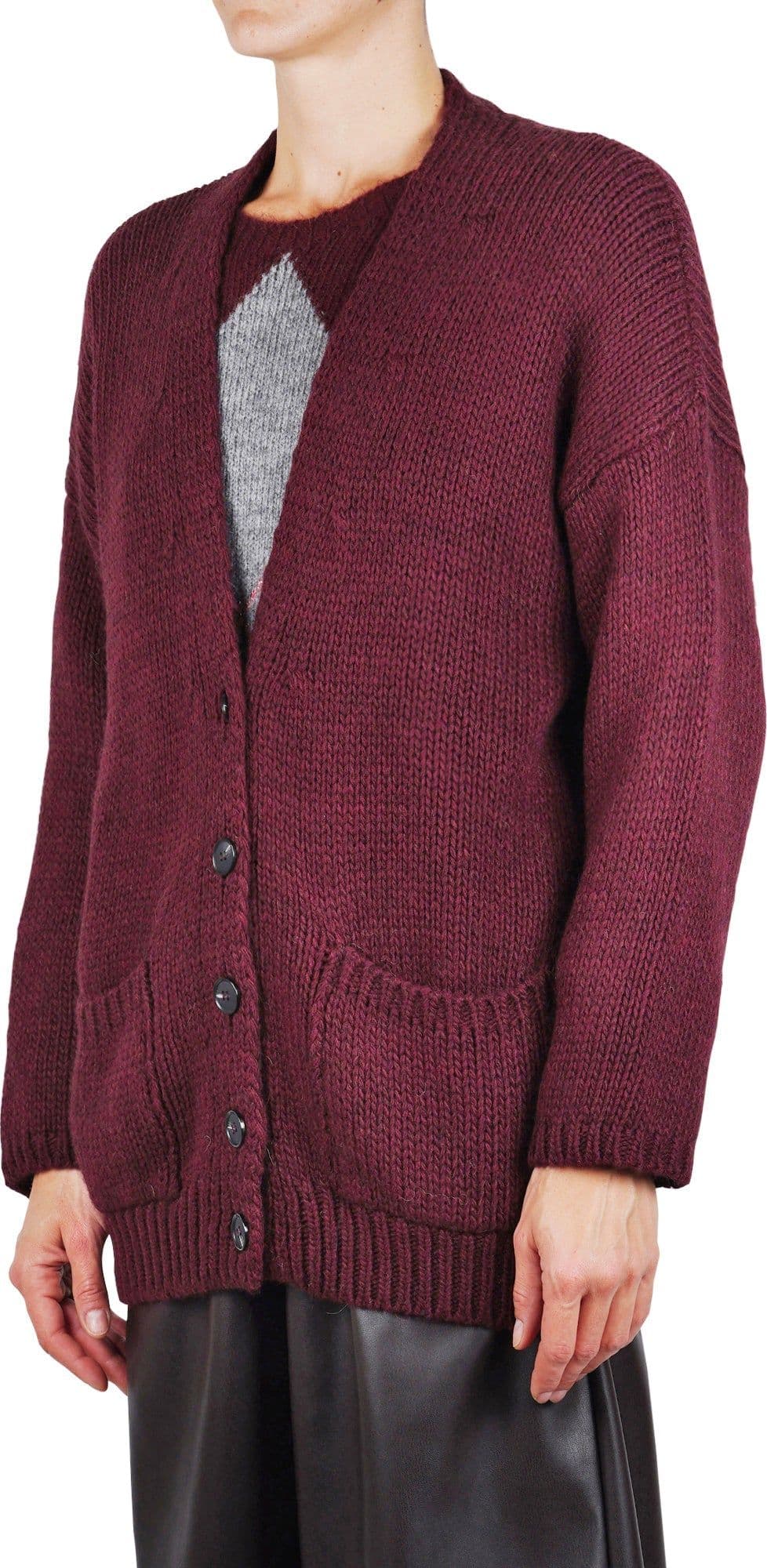 LA FEMME BLANCHE La Femme Blanche - Cardigan - 461455 - Prugna da donna in Cardigan Drestige - Casamassima, commercioVirtuoso.it
