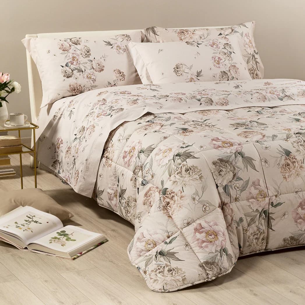 Trapunta Peonia Queen ! Caleffi in Cotone Matrimoniale: Eleganza Floreale e Comfort Naturale in Trapunte Anastasi - Marsala, commercioVirtuoso.it