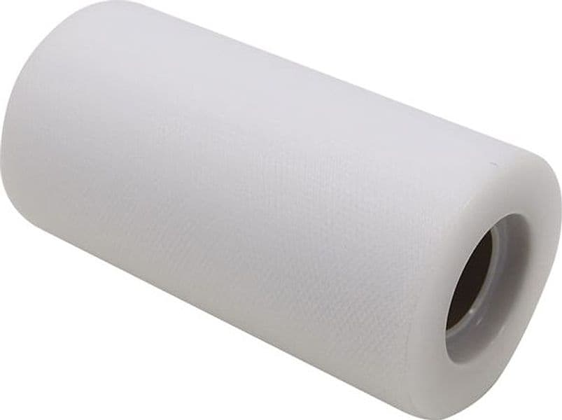 Tulle in rotolo 12,5cmx25mt bianco Big Party