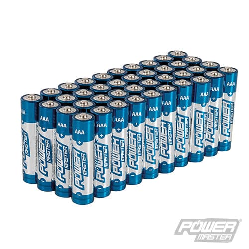 Batterie alcaline AA super e AAA super LR03 40 pezzi power master Power Master