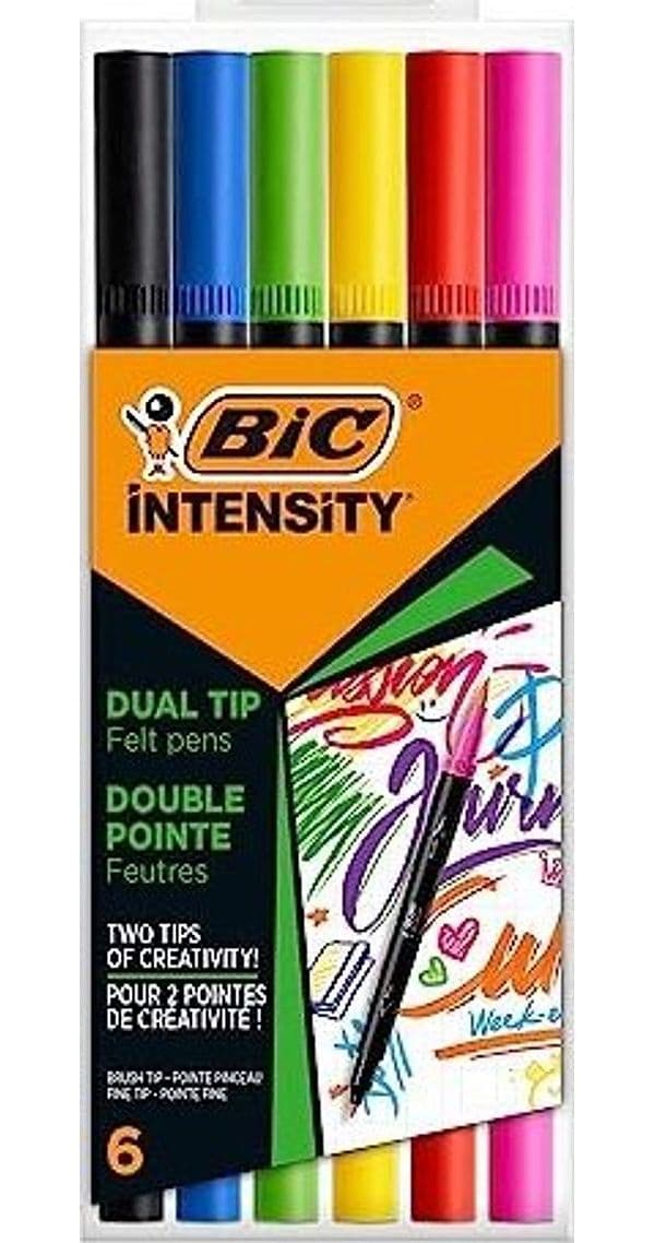Bic, Pennarelli Intensity Dual Tip FP a 6 colori