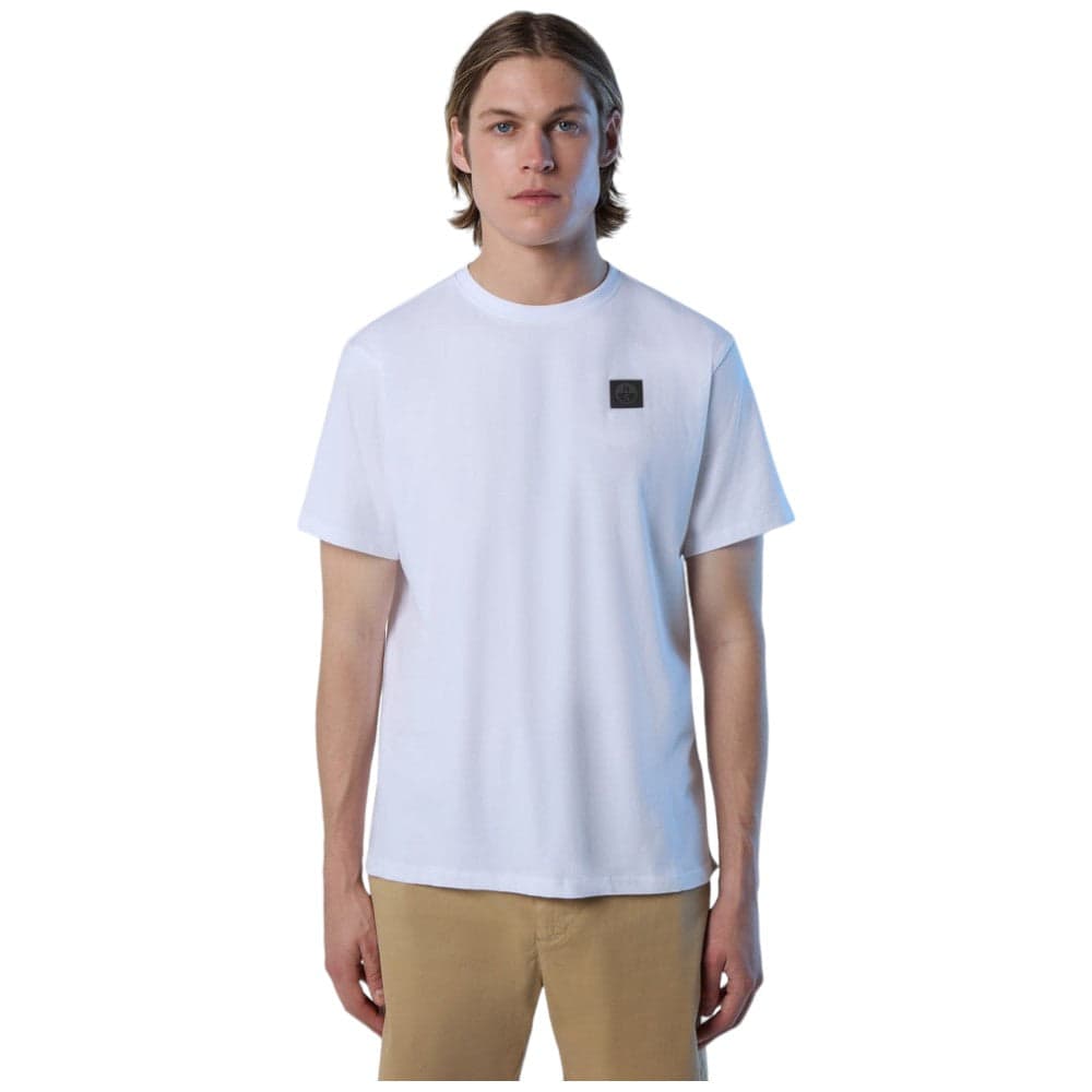 North Saisl t-shirt bianca Basic Stretch 692981 in T-shirt Prodotti di Classe - Nocera Superiore, commercioVirtuoso.it