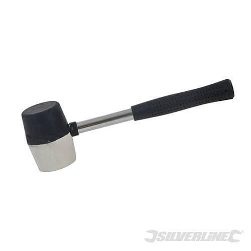 Martello mazzuola gomma scalpelli per legno Originale economico Silverline - 4