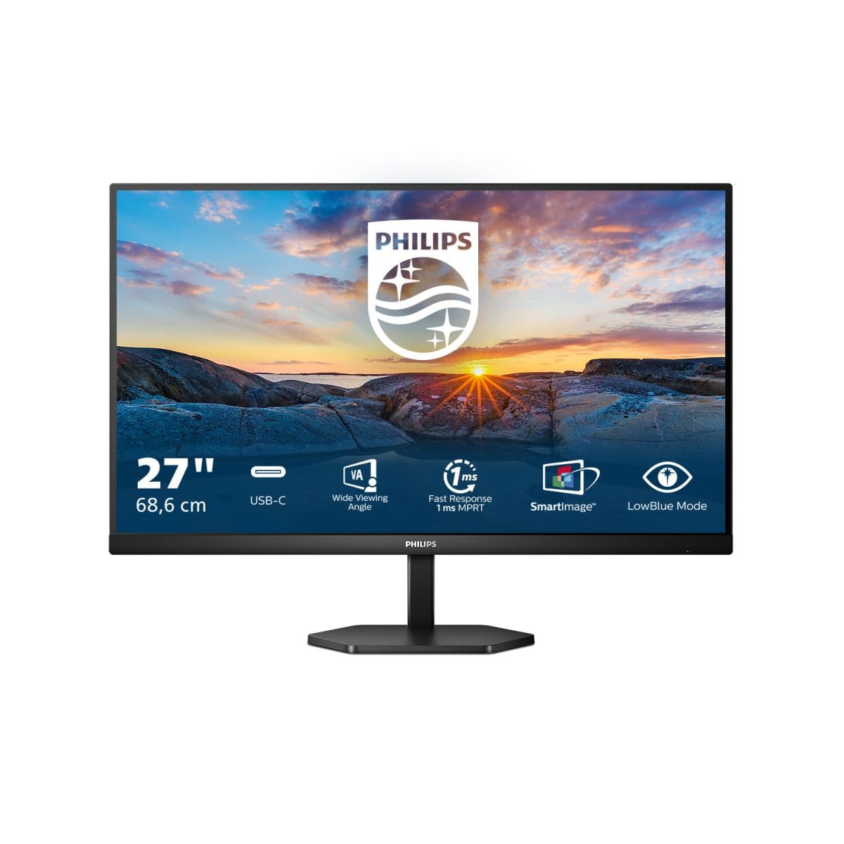 Philips 3000 series 27e1n3300a/00 led display 68,6 cm (27\") 1920 x 1080 pixel full hd nero - 134107