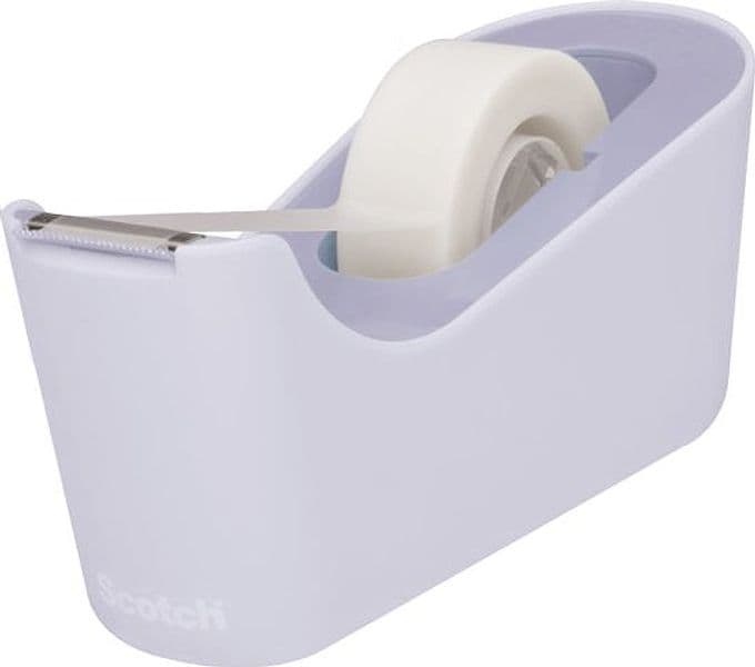 Dispenser da Tavolo C18 Lavanda+1 rotolo di nastro adesivo ScotchÂ® Magic 19x33
