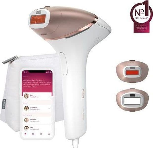 Philips lumea prestige 8000 series epilatore a luce pulsata ipl con tecnologia senseiq e 2 accessori per viso e corpo bri945/00 - BRI945 00