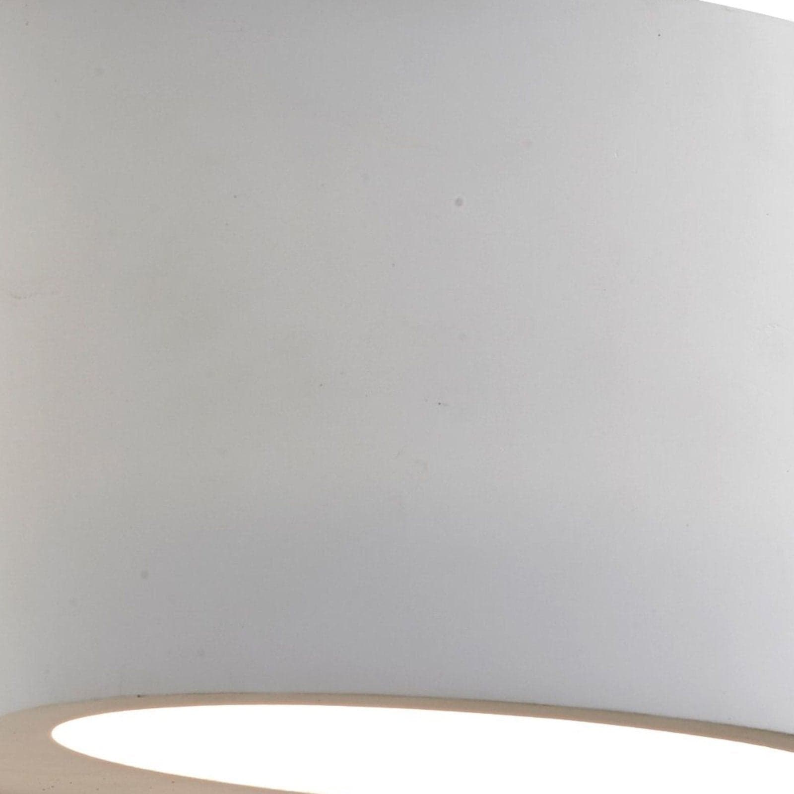 Applique Grande Moderna Malta Gesso Bianco 1 Luce G9 in Applique LuceArt - Montecorvino Pugliano, commercioVirtuoso.it