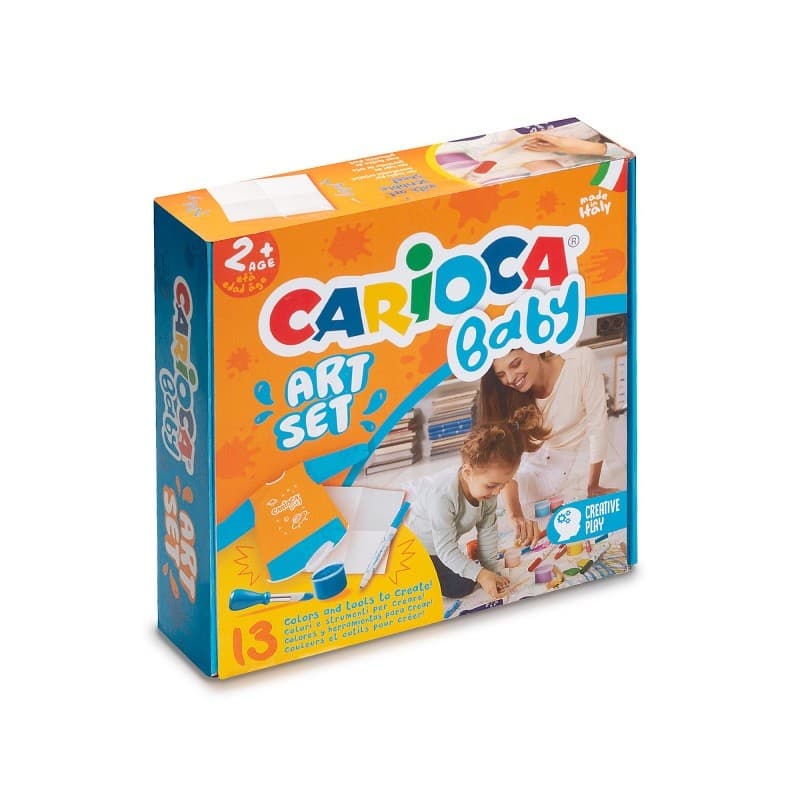 Carioca Baby - Scatola Baby Art Set con 12 prodotti per disegnare (Anni 2+)