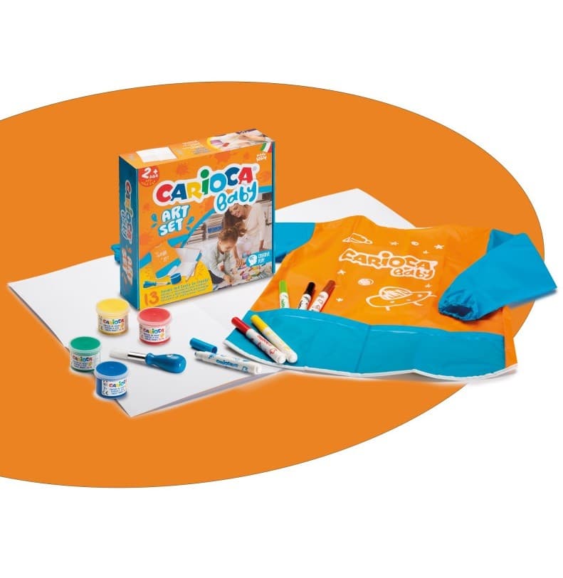 Carioca Baby - Scatola Baby Art Set con 12 prodotti per disegnare (Anni 2+) in Pennarelli per bambini Cartospedia - Napoli, commercioVirtuoso.it