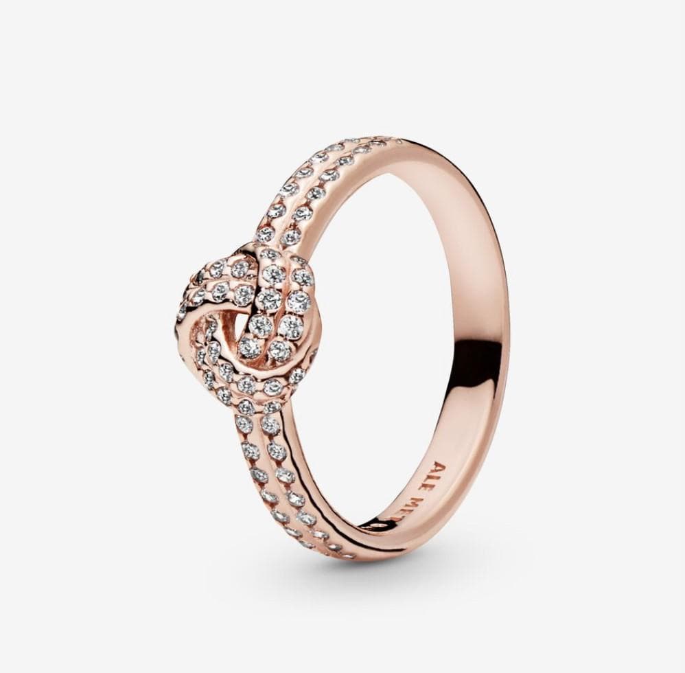 Pandora anello nodo scintillante rosè in Anelli Alba Gioielli - Casoria, commercioVirtuoso.it