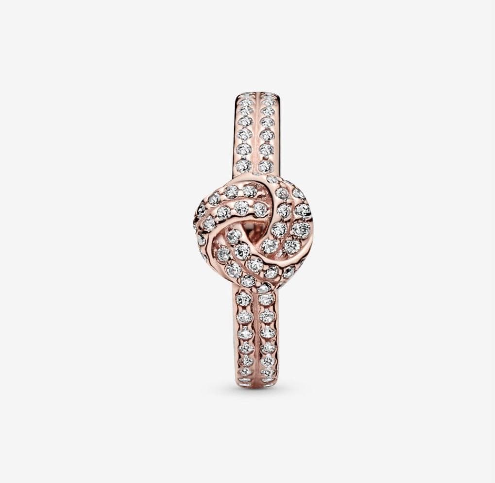 Pandora anello nodo scintillante rosè in Anelli Alba Gioielli - Casoria, commercioVirtuoso.it