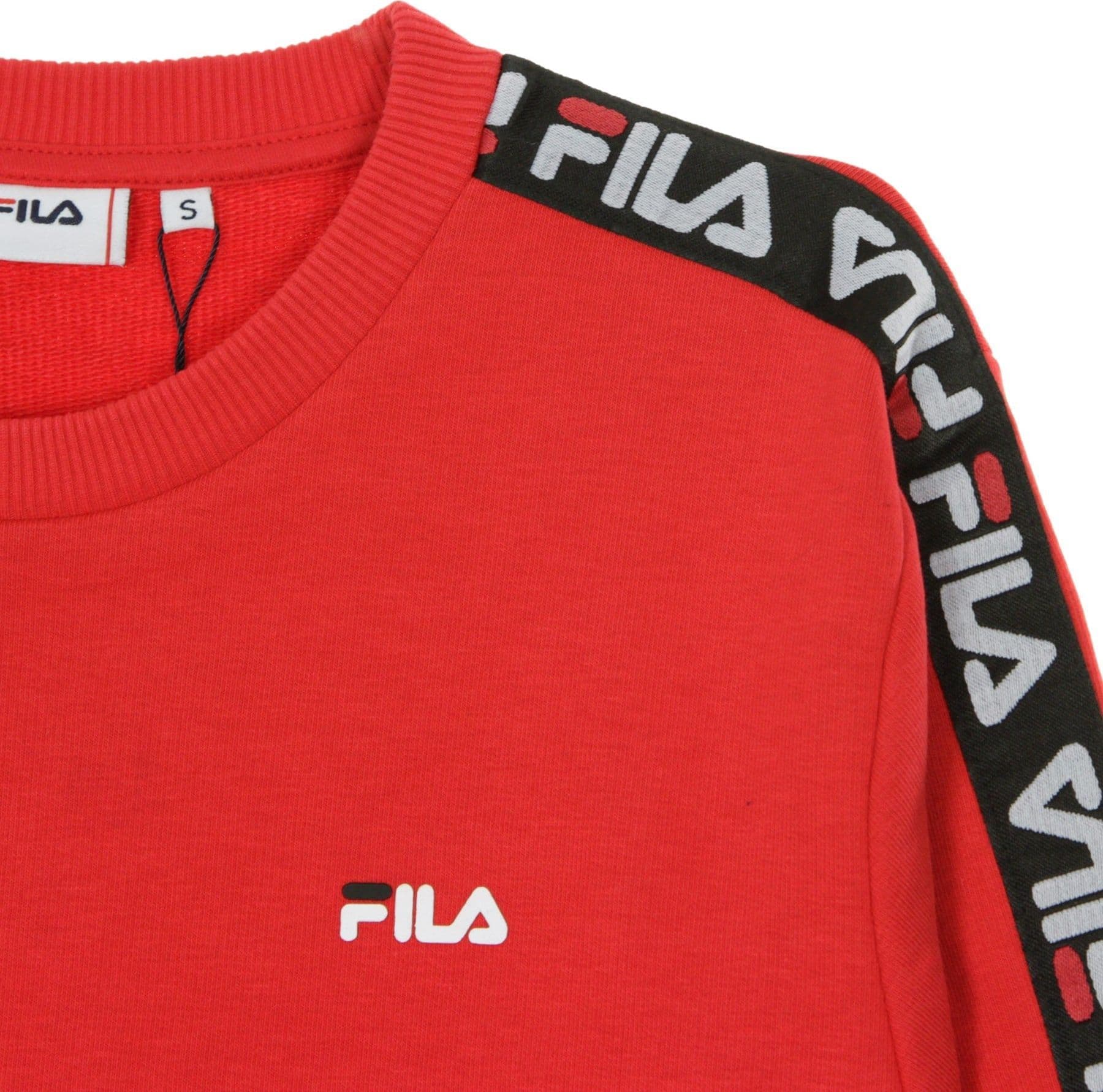 FILA Felpa Leggera Girocollo Uomo Aren Crew True Red da uomo in Felpe con cappuccio Drestige - Casamassima, commercioVirtuoso.it