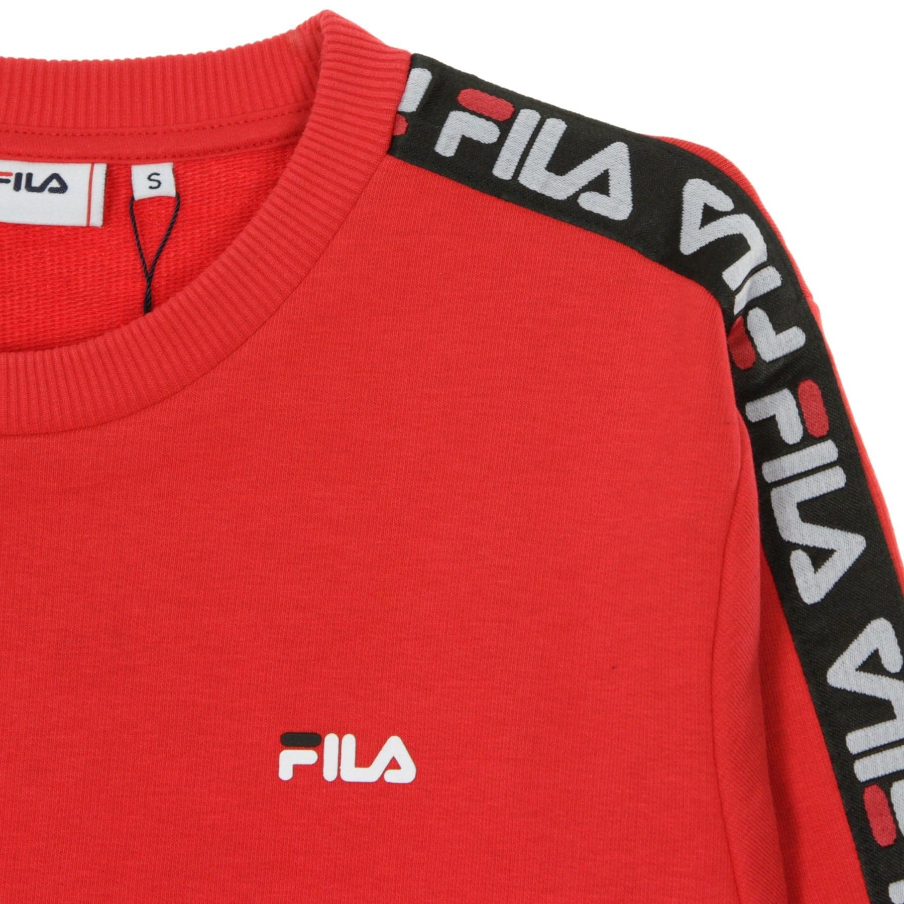 FILA Felpa Leggera Girocollo Uomo Aren Crew True Red da uomo in Felpe con cappuccio Drestige - Casamassima, commercioVirtuoso.it