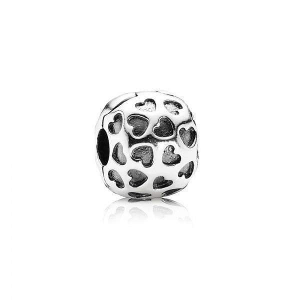 Pandora Clip Mille Cuori in Bead Charm Alba Gioielli - Casoria, commercioVirtuoso.it