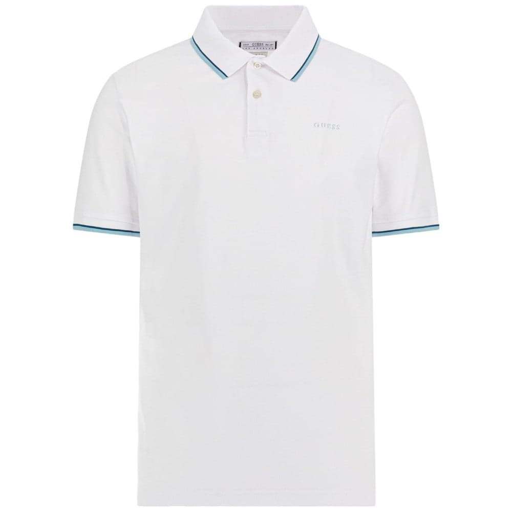 Guess maglietta polo bianca Lyle M4GP60 K7O64 Polo Guess