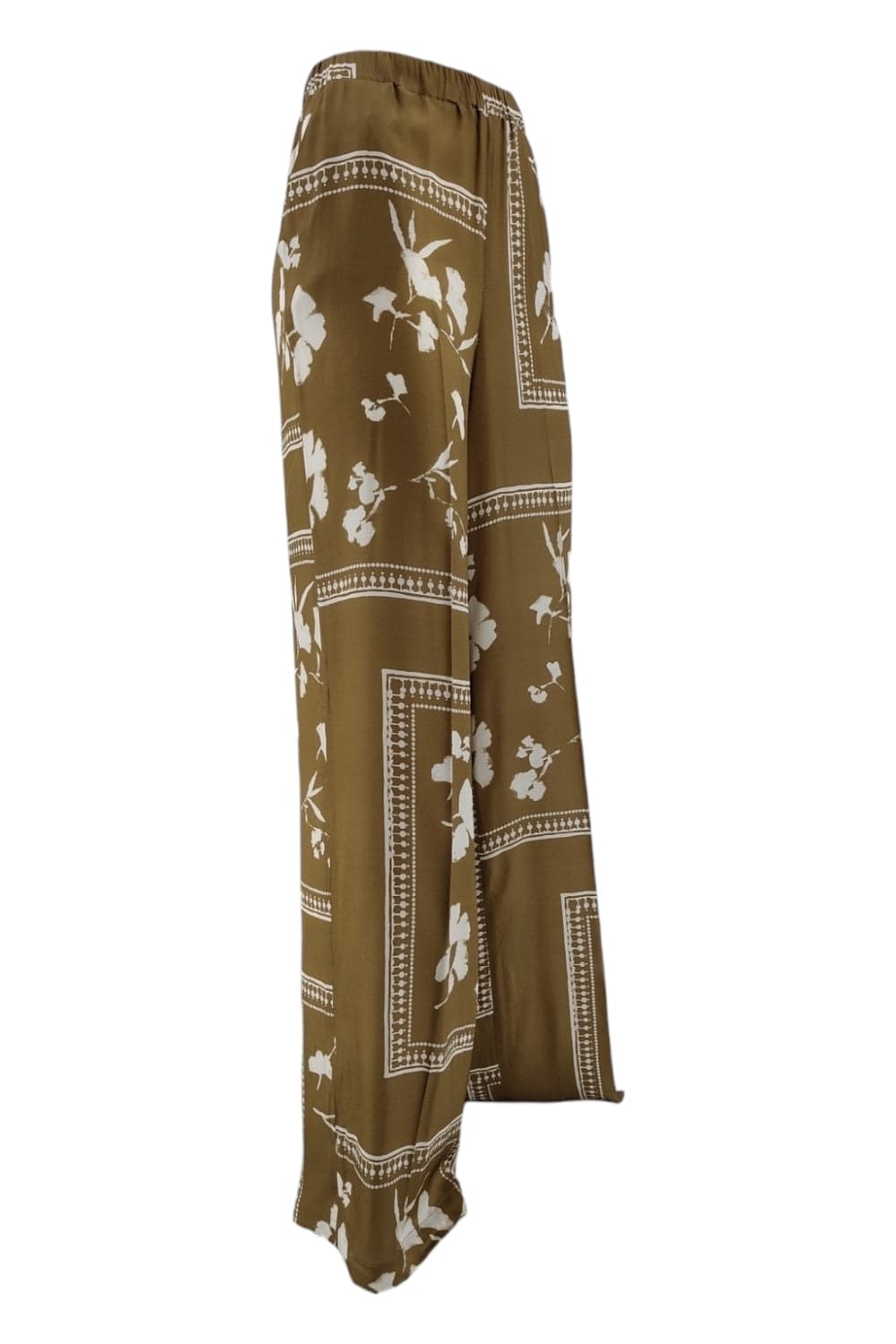 1-ONE Pantaloni Cammello/avorio da donna in Pantaloni Drestige - Casamassima, commercioVirtuoso.it
