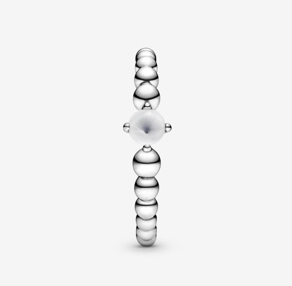 Pandora anello bianco latte decorato con sfere in Anelli Alba Gioielli - Casoria, commercioVirtuoso.it
