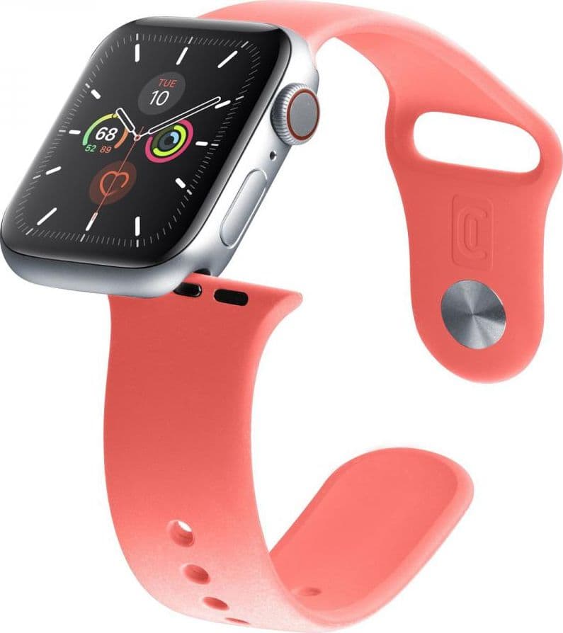 cinturino urban apple watch 1/2/3 42/44/45/46/49 mm orange da small a large - 2