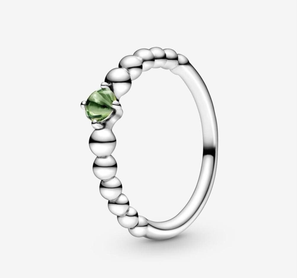 Pandora anello verde primavera decorato con sfere