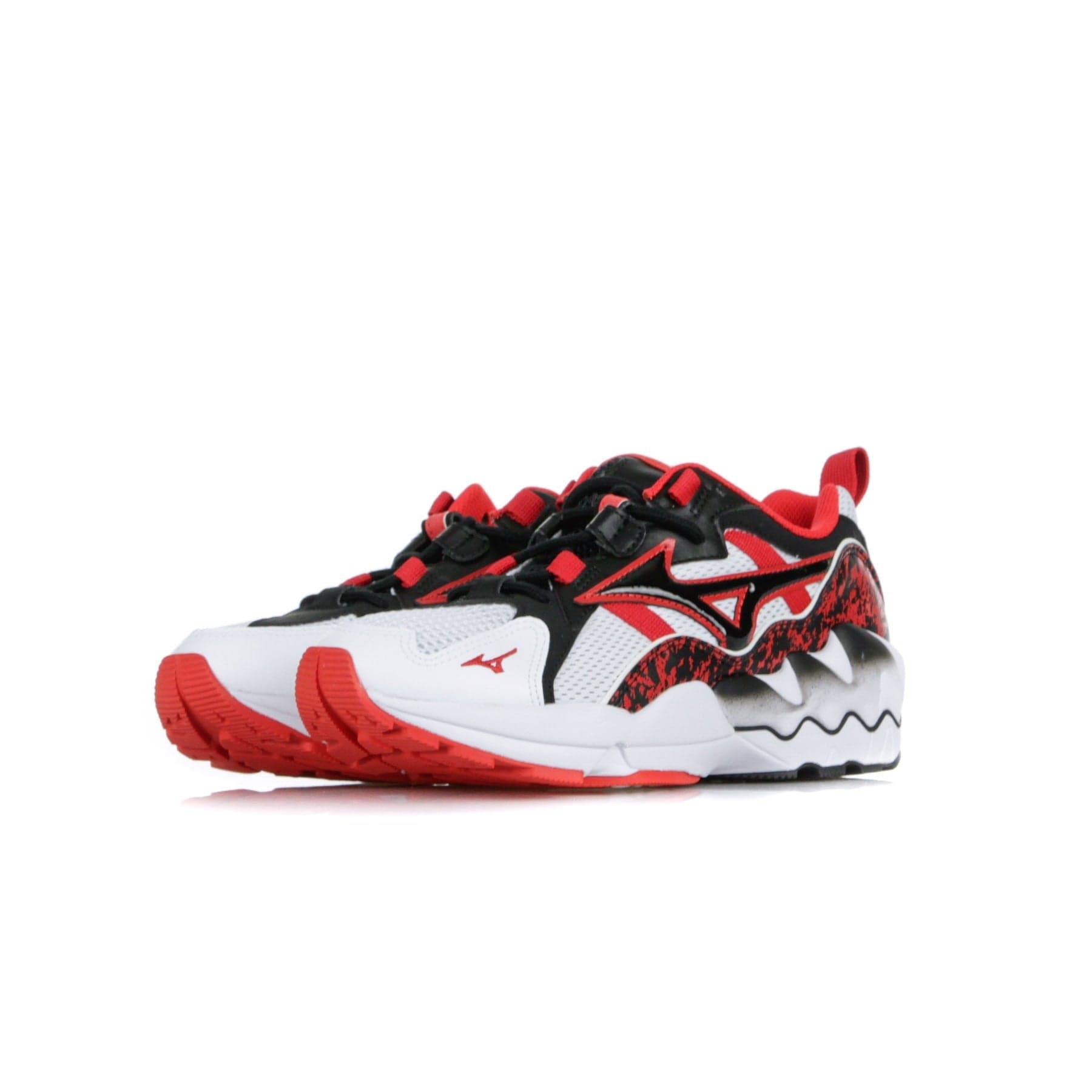 MIZUNO Scarpa Bassa Uomo Wawe Rider 1 White/black/high Risk Red da uomo in Scarpe da corsa su strada Drestige - Casamassima, commercioVirtuoso.it