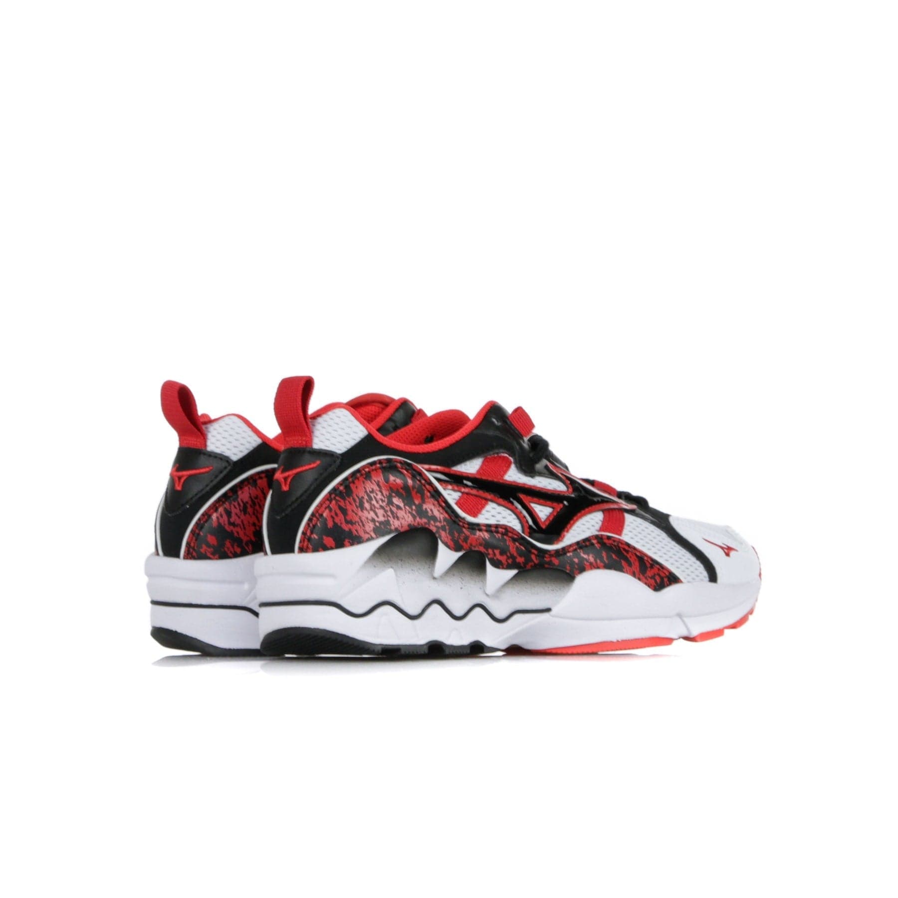 MIZUNO Scarpa Bassa Uomo Wawe Rider 1 White/black/high Risk Red da uomo in Scarpe da corsa su strada Drestige - Casamassima, commercioVirtuoso.it