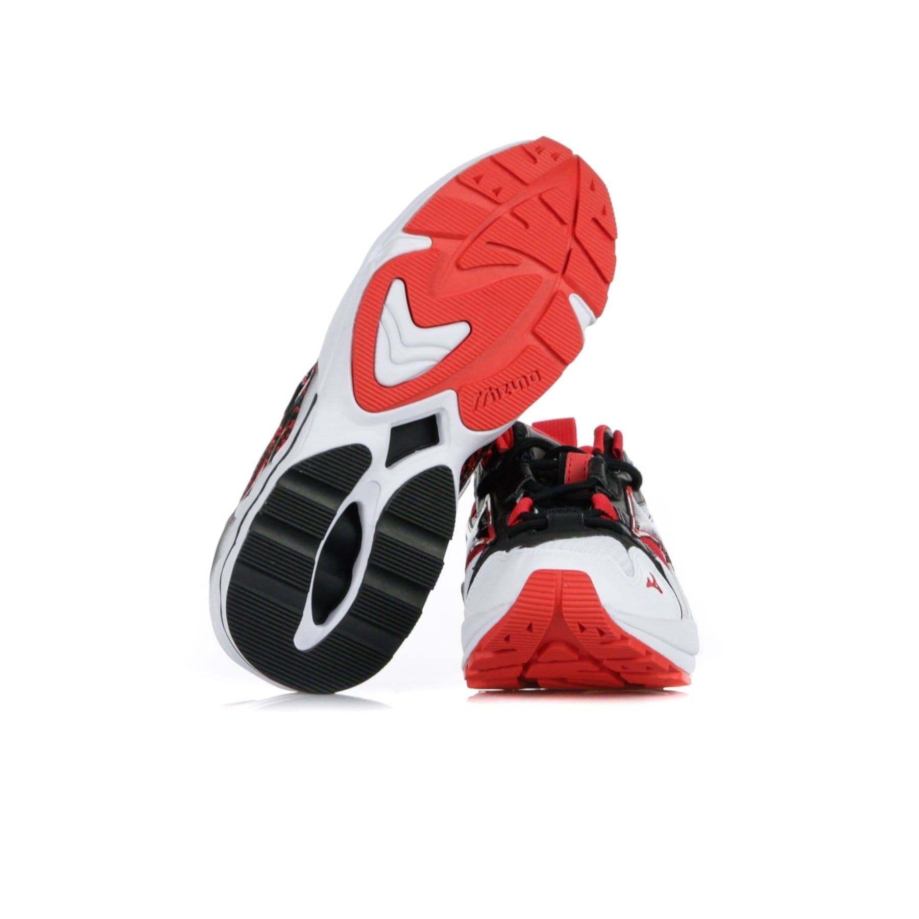 MIZUNO Scarpa Bassa Uomo Wawe Rider 1 White/black/high Risk Red da uomo in Scarpe da corsa su strada Drestige - Casamassima, commercioVirtuoso.it